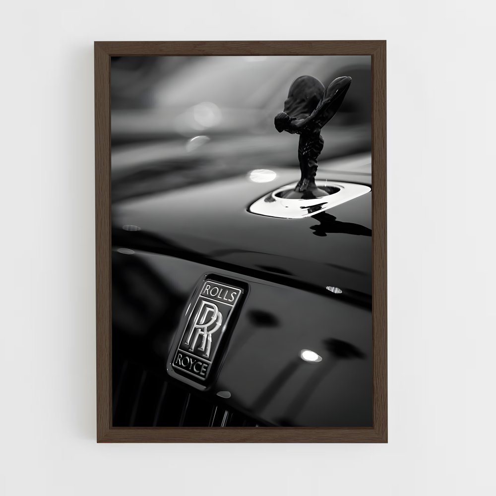 Poster Rolls Royce Noir & Blanc – affiche Rolls-Royce (vue 5)